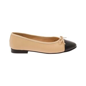 Jeffrey Campbell Women's Cap toe two tone Ballet Flats